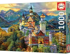 Educa Kunst En Cultuur|1000-1499<Kasteel van Neuschwanstein - puzzel 1000 stukjes