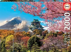 Educa Landschappen|Steden En Gebouwen<Kasteel van Osaka - puzzel van 2000 stukjes