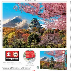 Educa Landschappen|Steden En Gebouwen<Kasteel van Osaka - puzzel van 2000 stukjes