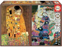 Educa Kunst En Cultuur|1000-1499<Klimt - 2 x 1000 stukjes legpuzzel