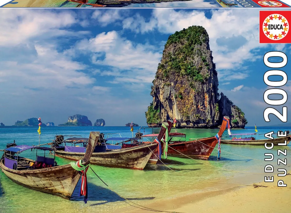 Educa Landschappen|2000 En Meer<Krabi in Thailand - puzzel van 2000 stukjes