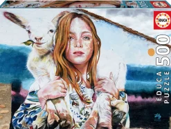 Kinderen Educa Tekening|Dieren<La Pastora - Lily Brick - legpuzzel van 500 stukjes