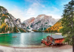 Educa Landschappen|2000 En Meer<Lago di Braies in de herfst - puzzel van 3000 stukjes