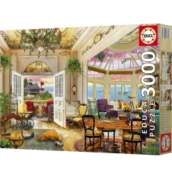 Educa Steden En Gebouwen|2000 En Meer<Leven aan de kust - puzzel van 3000 stukjes