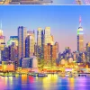 Educa Steden En Gebouwen|1500-1999<Manhattan bij nacht - legpuzzel van 1500 stukjes