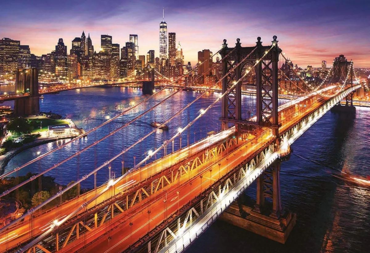 Educa Steden En Gebouwen|2000 En Meer<Manhattan in New York - puzzel van 3000 stukjes