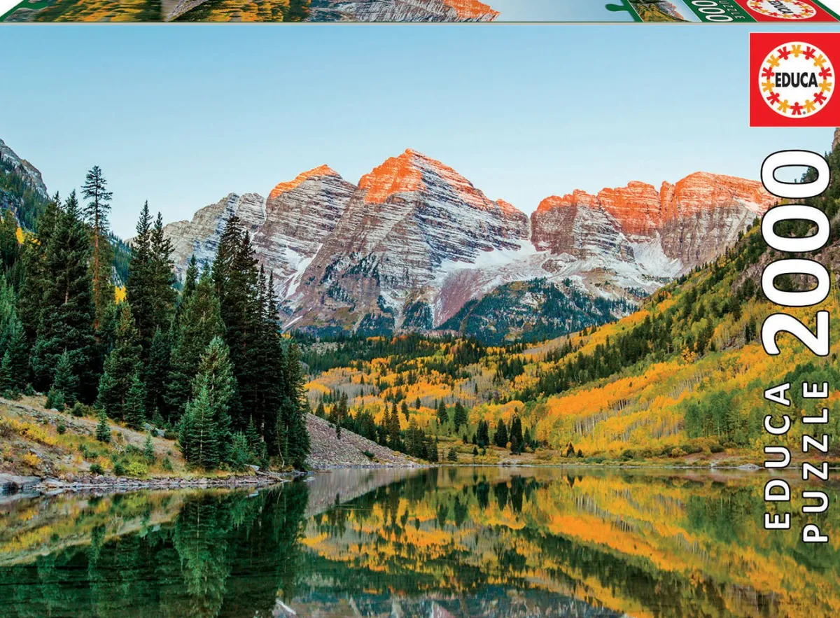 Educa Landschappen|Steden En Gebouwen<Maroon Bells - puzzel van 2000 stukjes