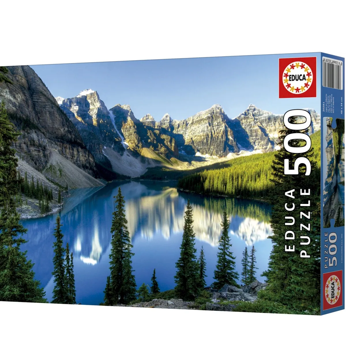 Kinderen Educa Landschappen|Legpuzzels<Meer in Alberta - Canada - legpuzzel van 500 stukjes