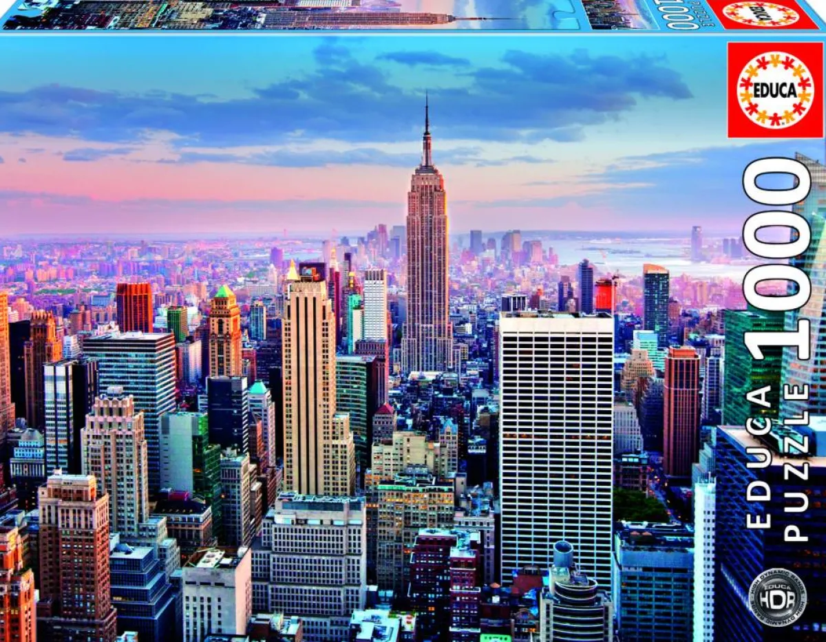Educa Steden En Gebouwen|1000-1499<Midtown Manhattan, New York - 1000 stukjes