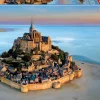 Educa Steden En Gebouwen|1000-1499<Mont-Saint-Michel - puzzel 1000 stukjes