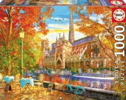 Educa Kunst En Cultuur|1000-1499<Notre Dame in de Herfst - puzzel 1000 stukjes
