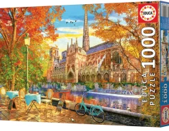 Educa Kunst En Cultuur|1000-1499<Notre Dame in de Herfst - puzzel 1000 stukjes