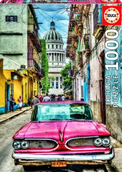 Educa Kunst En Cultuur|1000-1499<Oldtimer in Havana - puzzel van 1000 stukjes