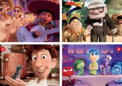 Kinderen Educa Disney, Pixar, Marvel|Legpuzzels<Pixar films - 4 puzzels van 20 / 40 / 60 / 80 stukjes