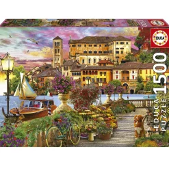 Educa Tekening|Landschappen<Promenade in Italië - legpuzzel van 1500 stukjes