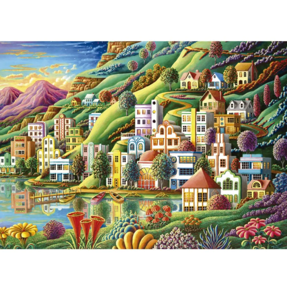 Kinderen Educa Tekening|Landschappen<Puerto Escondido - legpuzzel van 500 stukjes
