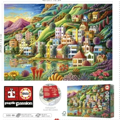 Kinderen Educa Tekening|Landschappen<Puerto Escondido - legpuzzel van 500 stukjes