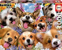 Educa Dieren|1000-1499<Puppies Selfie, Howard Robinson - puzzel 1000 stukjes