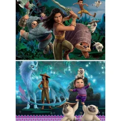 Kinderen Educa Disney, Pixar, Marvel|Legpuzzels<Raya en de laatste Draak - 2 x 100 stukjes
