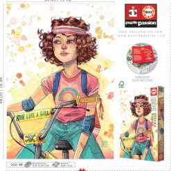 Kinderen Educa Tekening|Legpuzzels<Run like a Girl - legpuzzel van 500 stukjes