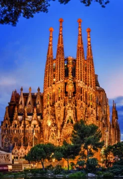 Educa Steden En Gebouwen|Kunst En Cultuur<Sagrada Familia - puzzel van 1000 stukjes