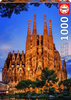 Educa Steden En Gebouwen|Kunst En Cultuur<Sagrada Familia - puzzel van 1000 stukjes