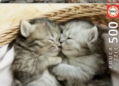 Kinderen Educa Tekening|Dieren<Schattige kittens - legpuzzel van 500 stukjes