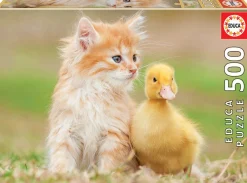 Kinderen Educa Dieren|Legpuzzels<Schattige vriendjes - legpuzzel van 500 stukjes