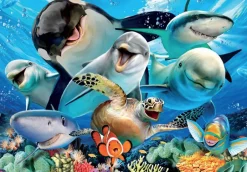 Kinderen Educa Dieren|Legpuzzels<Selfie onder water - puzzel van 100 stukjes