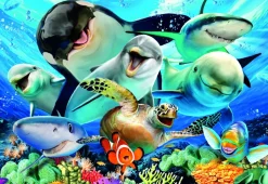 Kinderen Educa Dieren|Legpuzzels<Selfie onder water - legpuzzel van 500 stukjes