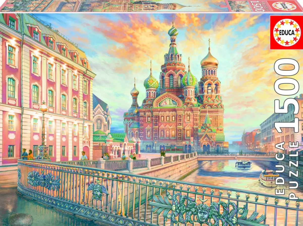 Educa Kunst En Cultuur|Steden En Gebouwen<Sint-Petersburg - legpuzzel van 1500 stukjes