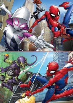 Kinderen Educa Disney, Pixar, Marvel|Legpuzzels<Spiderman - 2 x 48 stukjes