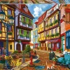 Educa Tekening|Kunst En Cultuur<Sprankelende Straat - puzzel van 2000 stukjes
