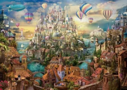 Educa Tekening|Kunst En Cultuur<Stad Van Dromen - puzzel van 2000 stukjes