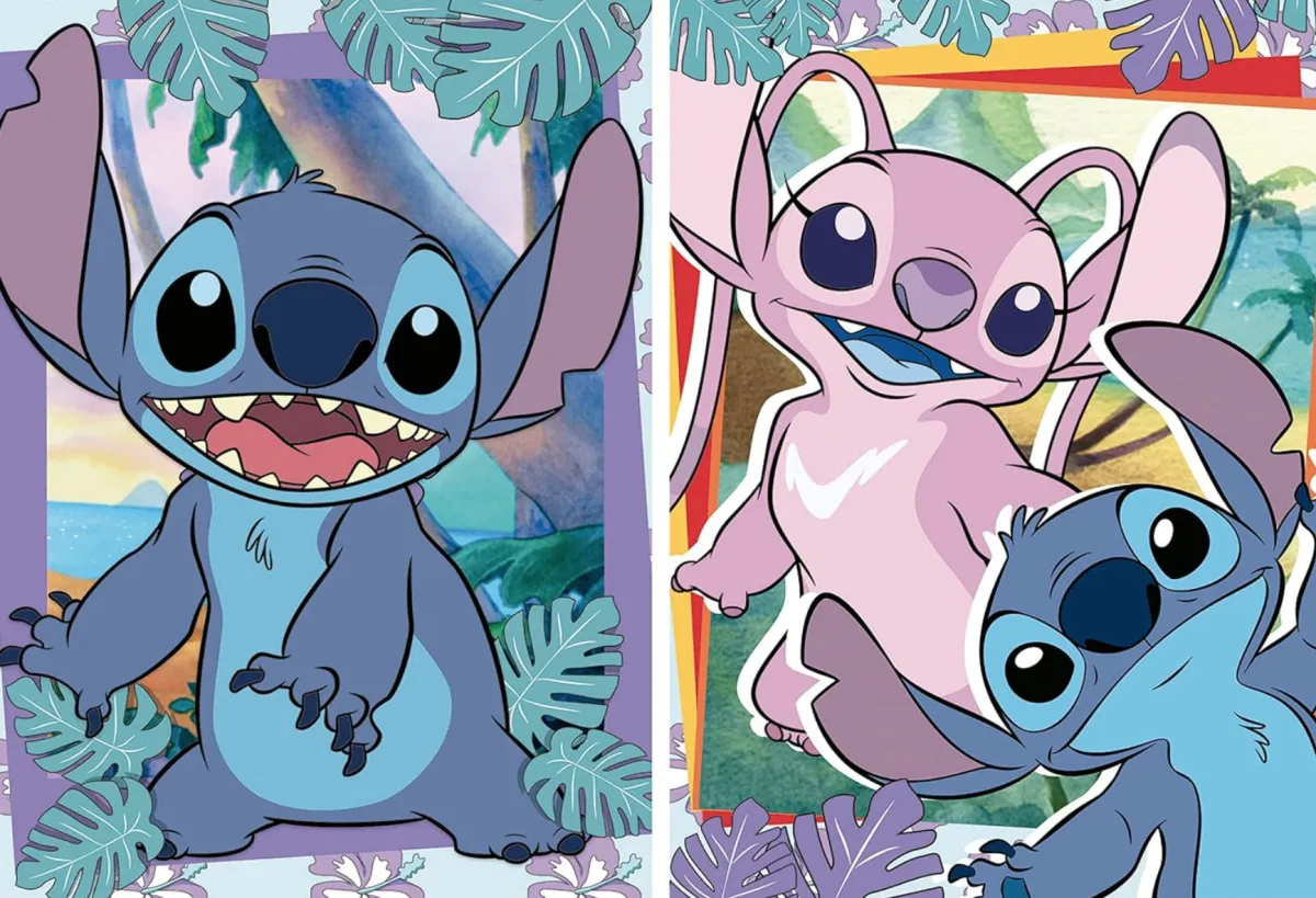 Kinderen Educa Disney, Pixar, Marvel|Legpuzzels<Stitch - 2 x 500 stukjes legpuzzel