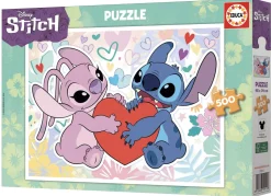 Educa Disney, Pixar, Marvel|500-999<Stitch en Angel - legpuzzel van 500 stukjes