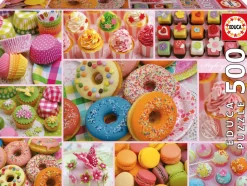 Kinderen Educa Stilleven|Legpuzzels<Sweet Party Collage- legpuzzel van 500 stukjes