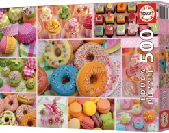 Kinderen Educa Stilleven|Legpuzzels<Sweet Party Collage- legpuzzel van 500 stukjes