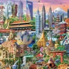 Educa Steden En Gebouwen|1500-1999<Symbolen van Azië - legpuzzel van 1500 stukjes