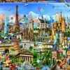 Educa Steden En Gebouwen|2000 En Meer<Symbolen van Europa - puzzel van 2000 stukjes