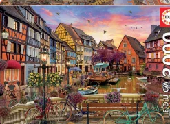 Educa Panorama|Steden En Gebouwen<Tafereel uit Colmar - puzzel van 3000 stukjes