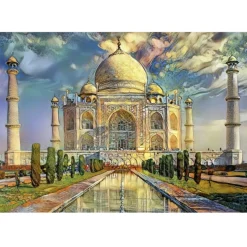 Educa Kunst En Cultuur|Landschappen<Taj Mahal - puzzel 1000 stukjes