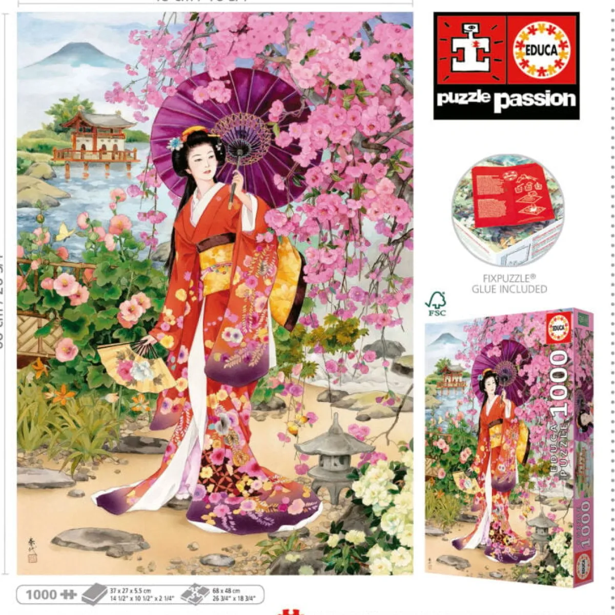 Educa Kunst En Cultuur|1000-1499<Teien - Haruyo Morita - puzzel 1000 stukjes