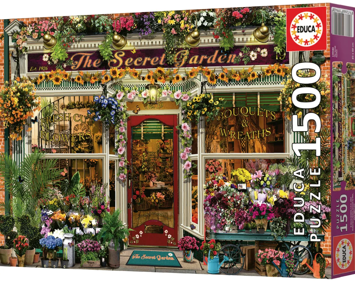 Educa Steden En Gebouwen|1500-1999<The Secret Garden - legpuzzel van 1500 stukjes