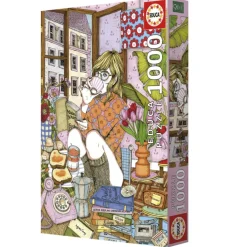 Educa Tekening|1000-1499<Tijd voor mezelf - puzzel 1000 stukjes