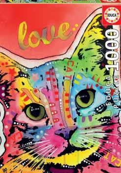 Educa Kunst En Cultuur|1000-1499<Tilt Cat Love - Dean Russo - puzzel 1000 stukjes