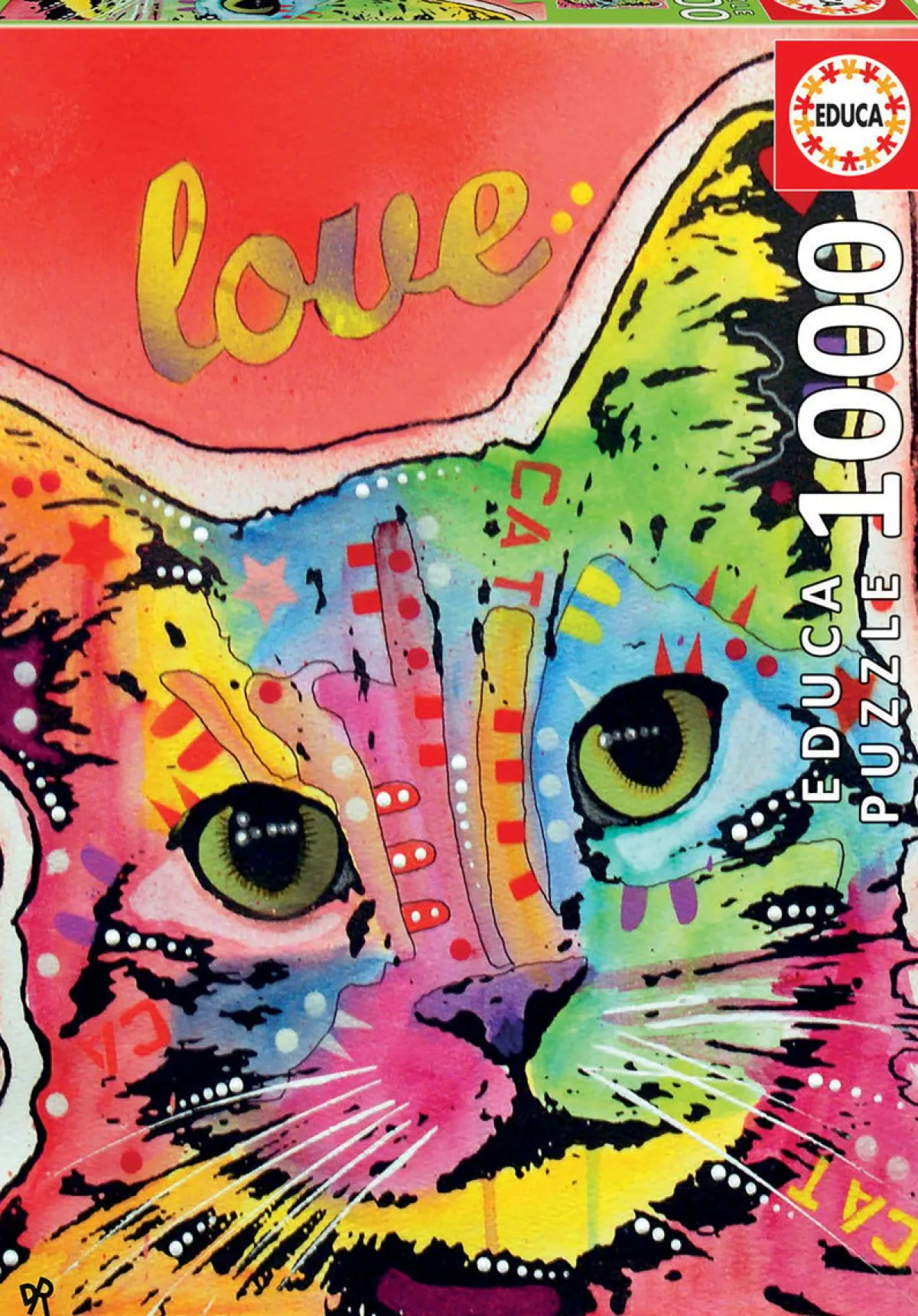 Educa Kunst En Cultuur|1000-1499<Tilt Cat Love - Dean Russo - puzzel 1000 stukjes