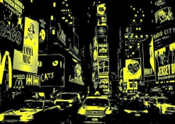 Educa Puzzel + Extra Item|Steden En Gebouwen<Times Square - Glow in the Dark - puzzel 1000 stukjes