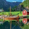 Educa Landschappen|1500-1999<Vikingschip - legpuzzel van 1500 stukjes