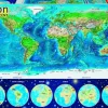 Educa Puzzel + Extra Item|Astrologie & Wereldkaarten<Wereldkaart - Glow in the Dark - puzzel 1000 stukjes